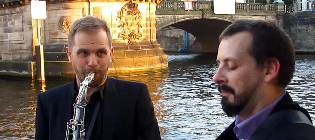 Jazztrio auf der Spree