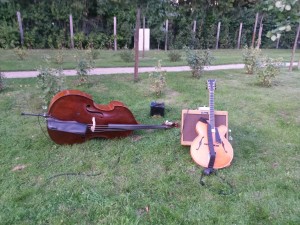 Jazztrio mit Gitarre und Kontrabass