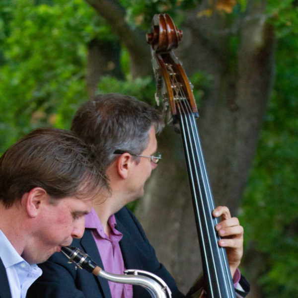 Jazzduo bei einer Firmenfeier in Berlin