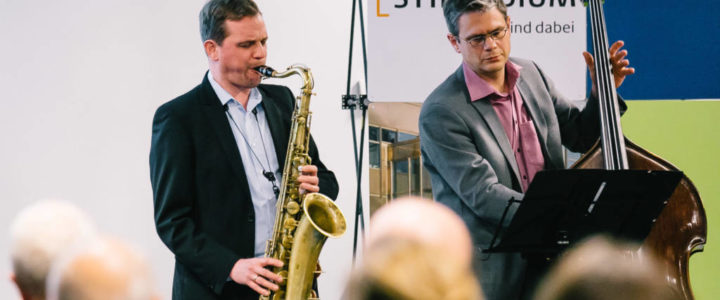 Jazz im Duo bei einer Feier in Dahlem