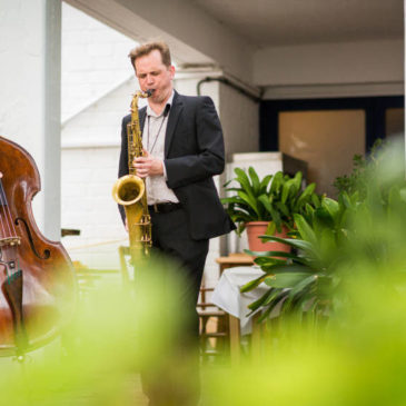 Jazzduo bei einer Hochzeit  am Wannsee