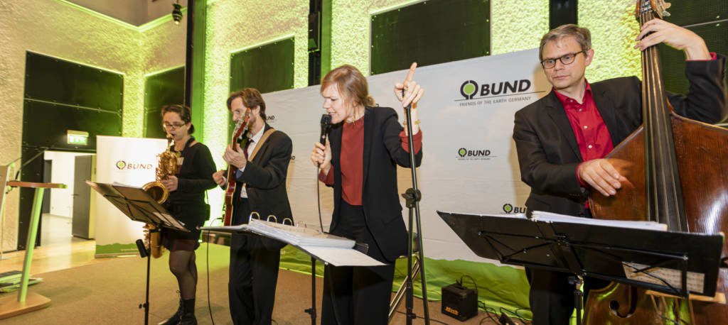 Jazztrio mit Gesang beim BUND in Berlin-Mitte